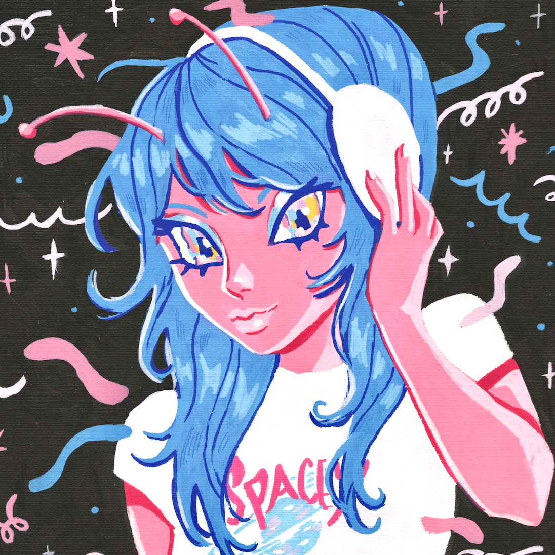 Spacey Art Print