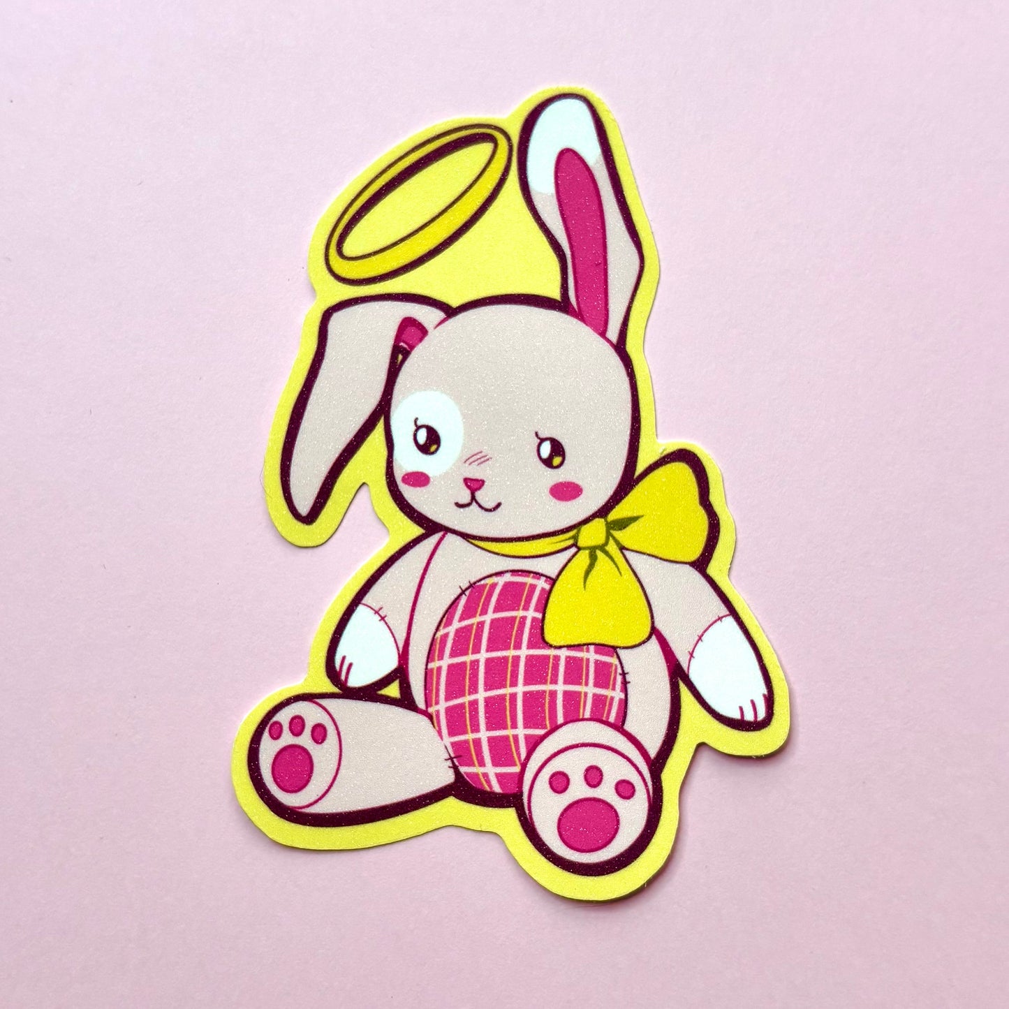 Angel Stuffed Bunny Sticker