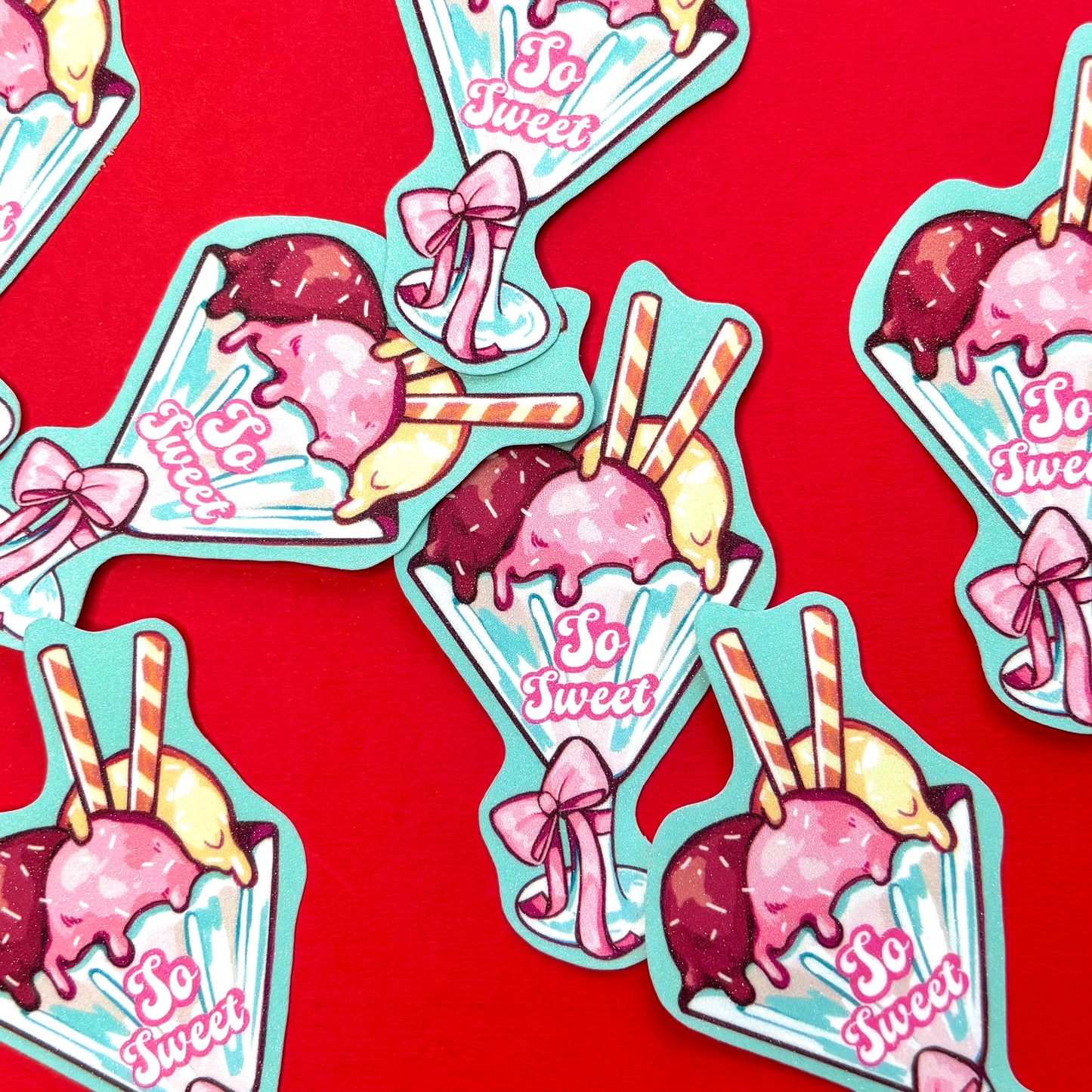 So Sweet ice Cream Sticker