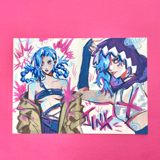 Jinxed 5" x 7" Art Print