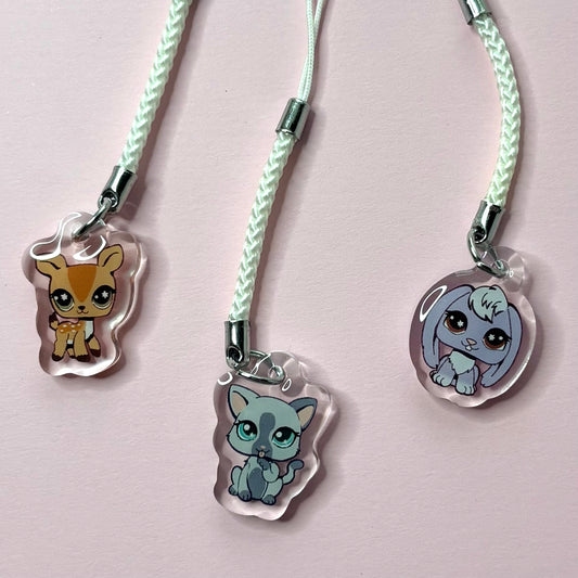 LPS Littlest Creatures Mini Phone Charms